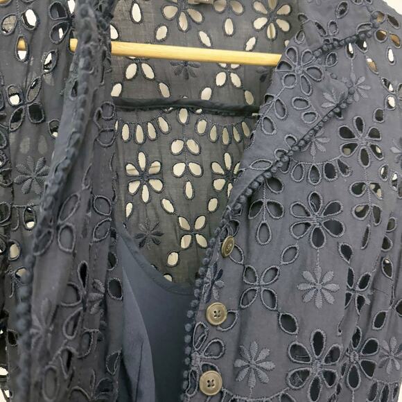 J.Crew Short-sleeve A-line Dress in Embroidered Eyelet - Picture 7 of 10